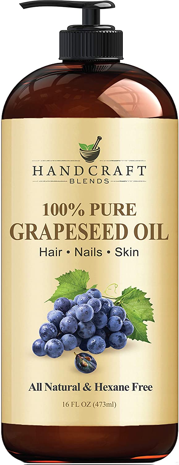 Aceite de semilla de uva - 100% pura y natural 16 oz