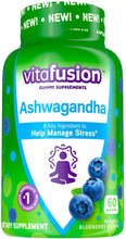 Cargar imagen en el visor de la galería, Vitafusion - Ashwagandha gomitas - 125 mg, 60 unidades
