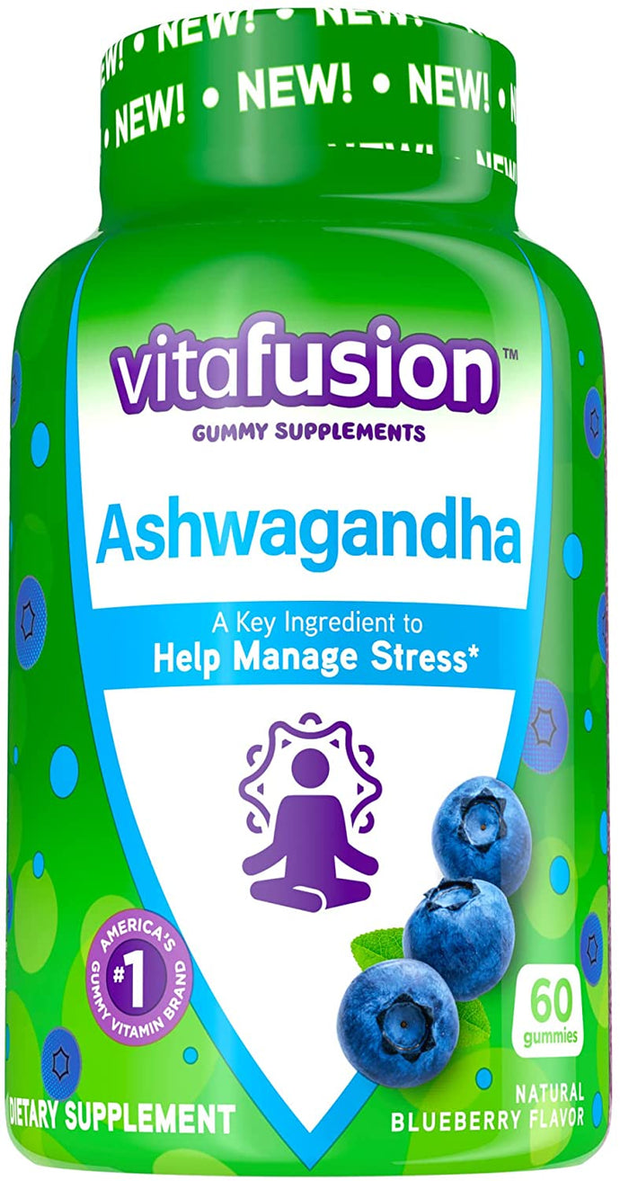 Vitafusion - Ashwagandha gomitas - 125 mg, 60 unidades