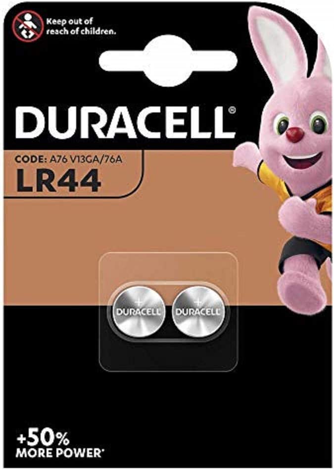 Paquete de 2 pilas alcalinas LR44
