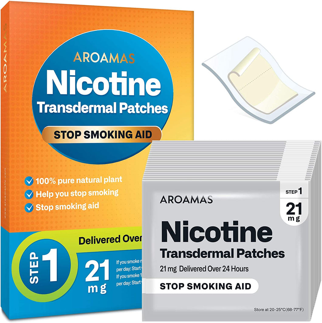 21x Parches de nicotina para dejar de fumar 21 mg - Paso 1