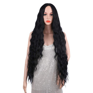 Peluca larga y rizada para mujer 38cm pulgadas de largo #31