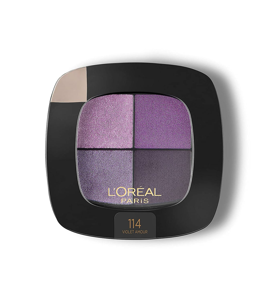 Paleta de ojos L'Oreal Paris Colour Riche de bolsillo para ojos- #114 Violet Amour