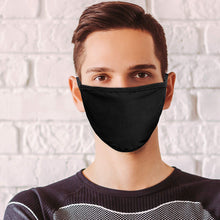 Cargar imagen en el visor de la galería, Mascarilla facial reutilizable paquete de 2- Negras
