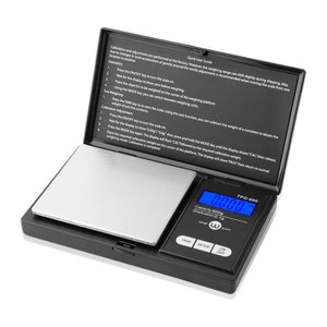 Báscula digital de bolsillo con rango de 100 g a 0,01 g, color negro NDP23