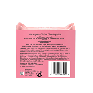 Toallitas limpiadoras sin aceite Neutrogena Twin Pack, Pomelo rosa