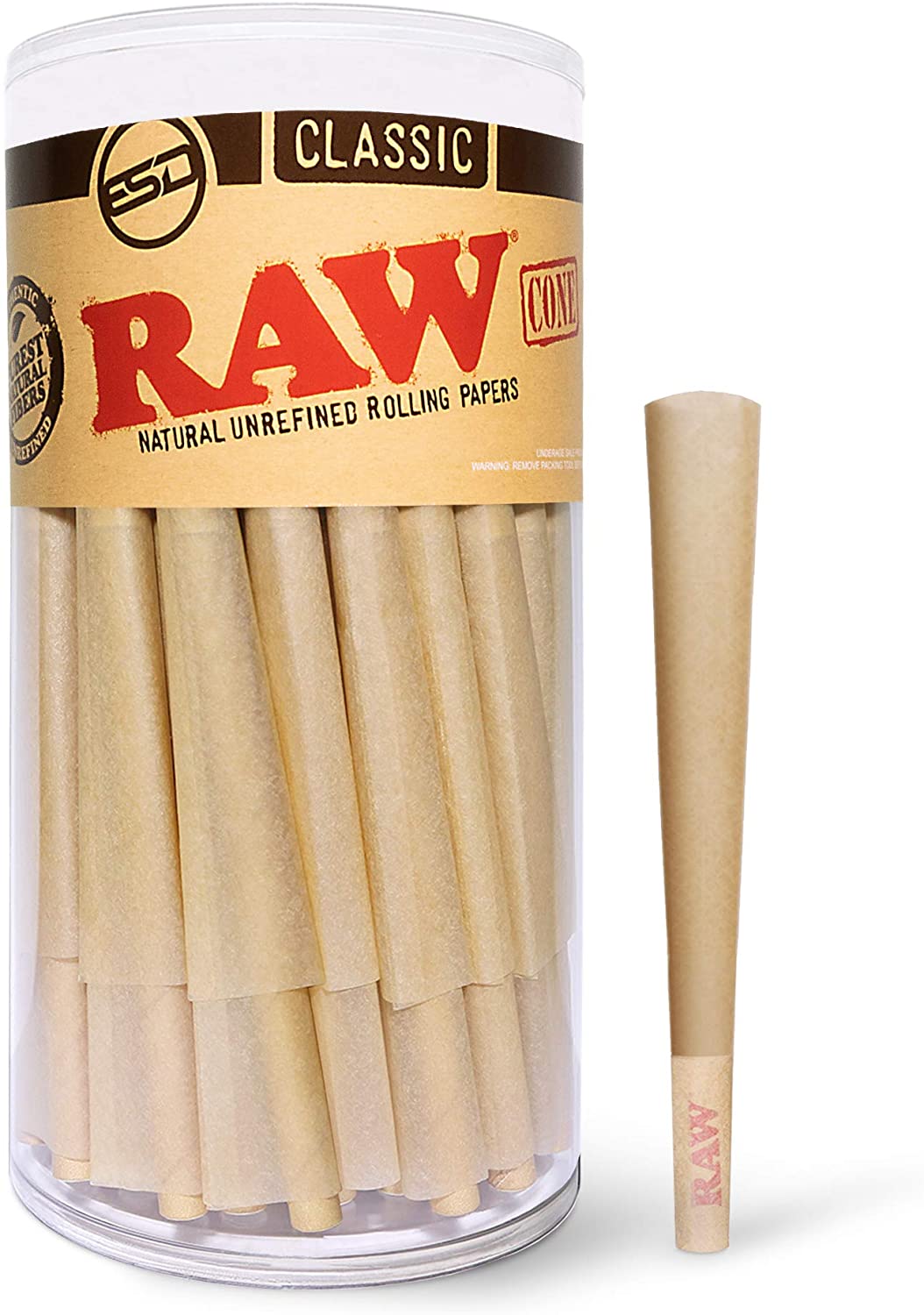 Conos RAW preenrollados clásicos tamaño King