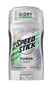 Desodorante antitranspirante Speed Stick Power, fresco, 3 oz
