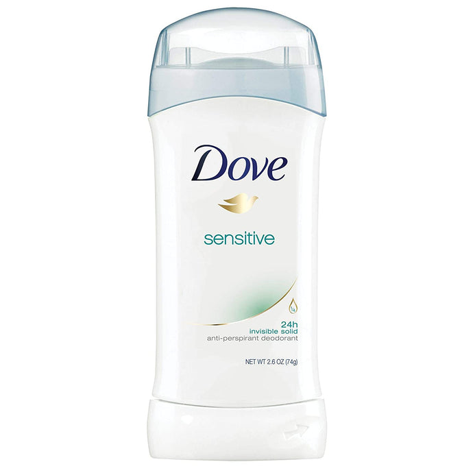 Desodorante antitranspirante para piel sensible (2.60 onzas), de Dove, Piel sensible