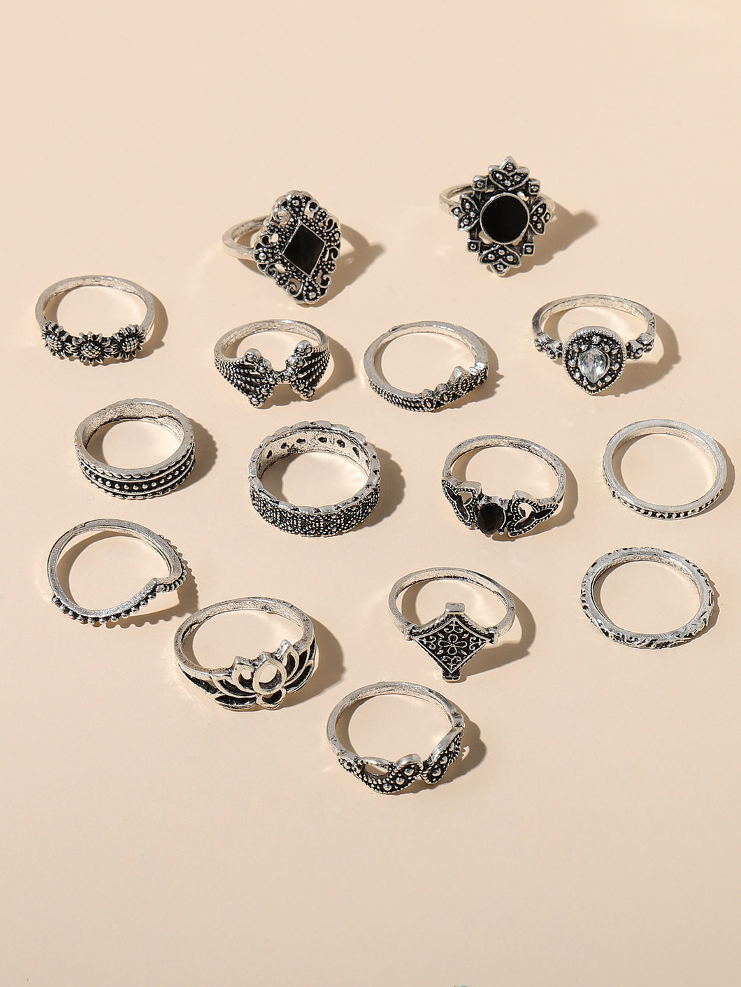 Anillo de decoración de gota de agua 15 piezas ✅