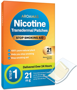 Parches de nicotina para dejar de fumar 21 mg - Paso 1