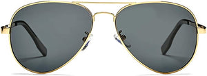 Aviator Gafas de sol polarizadas para mujeres hombres NDP58