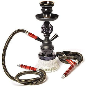 kit de fumar de narguile para shisha, diseño árabe, incluye todos los accesorios 11 pulgadas NDP71