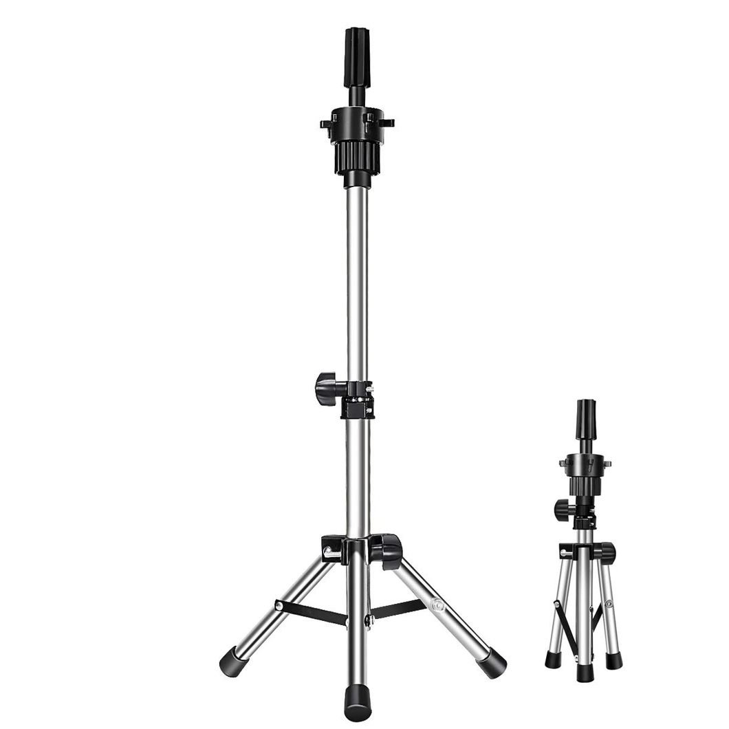Soporte de cabeza para maniquí, trípode ajustable #33