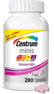 Centrum minis tabletas multivitamínicas para mujeres 50+ años o mas (280 unidades)