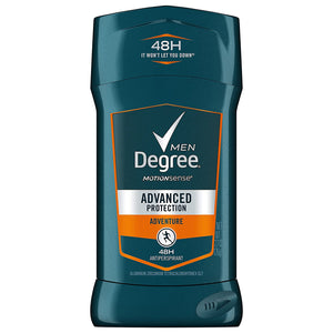 Degree Men Advanced Protection Antitranspirante Desodorante Aventura, 2.7 onzas