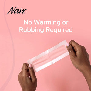 Cera bandas listas para cara y bikini por Nair 40 unidades NDP-36