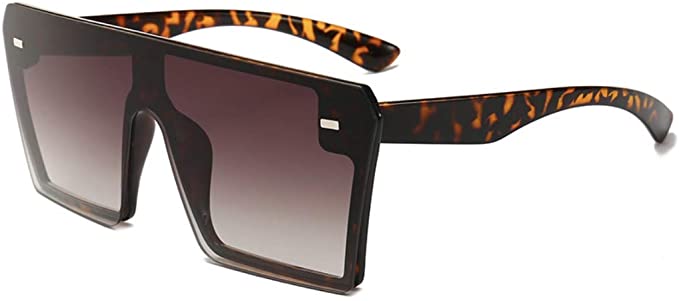 Gafas de sol de gran tamaño con parte superior plana para mujer y hombre  NDP-96