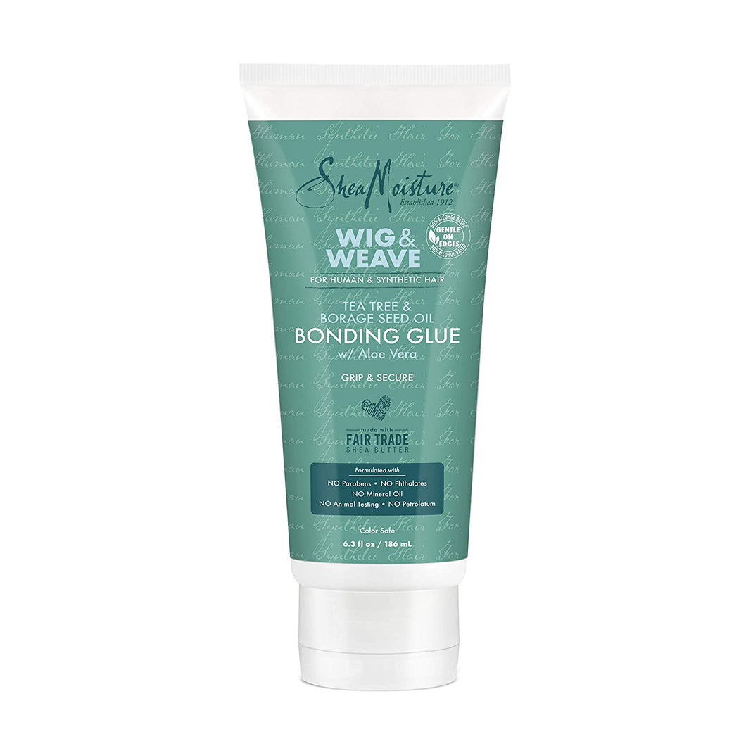 SheaMoisture - Crema para el cabello con pegamento para peluca y tejido