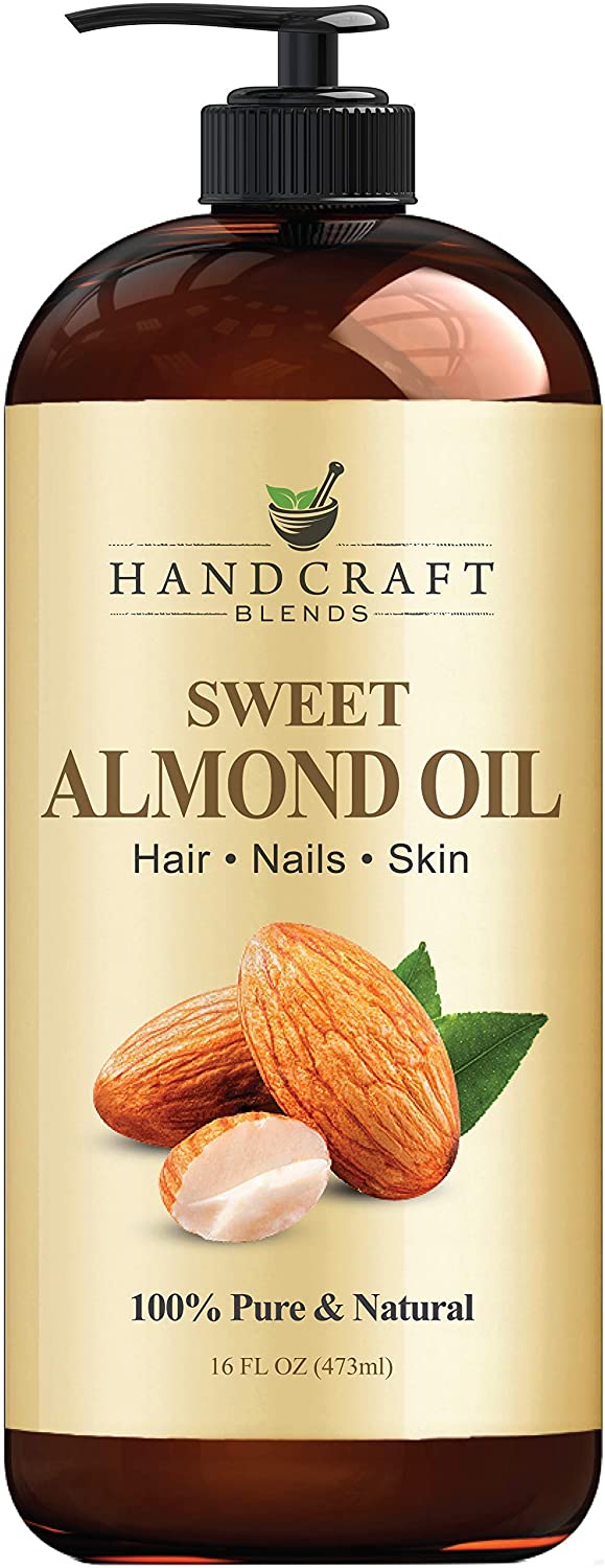 Aceite de almendras dulces - 100% puro y natural 16 oz