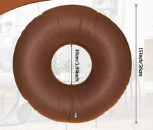 Cargar imagen en el visor de la galería, 2 piezas de cojín inflable para rosquilla, asiento inflable redondo de 15 pulgadas, NDP 73
