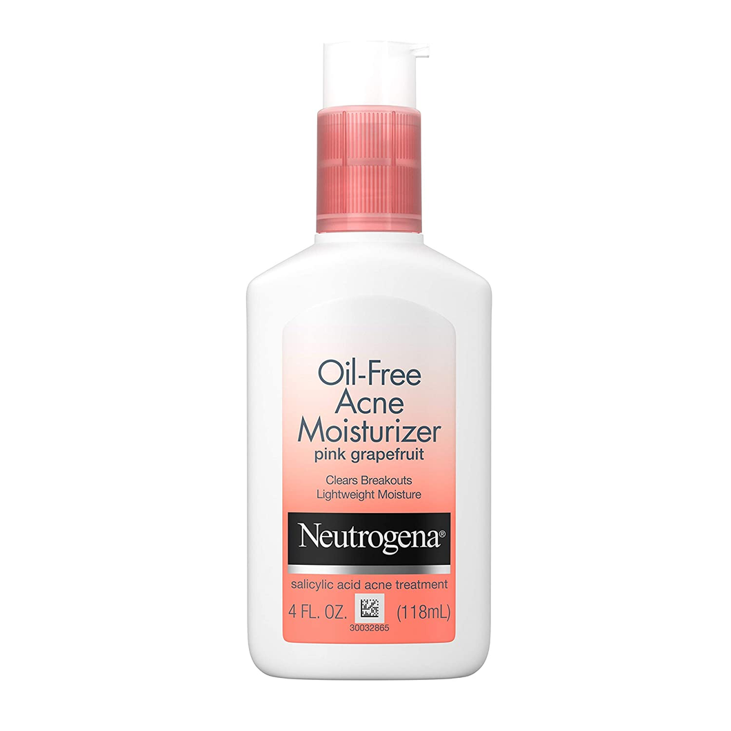 Hidratante facial sin aceite Neutrogena para el acné con tratamiento para el acné con ácido salicílico al 5%