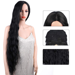 Peluca larga y rizada para mujer 38cm pulgadas de largo #31