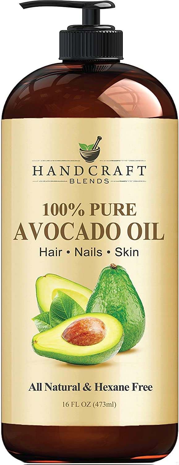 Aceite de aguacate artesanal 16 fl. oz - 100% puro y natural 16 oz