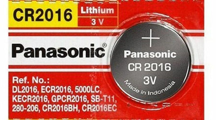 PANASONIC CR 2016 CR2016 CR2016 LITIO COIN CELL Botón Batería Exp 2030