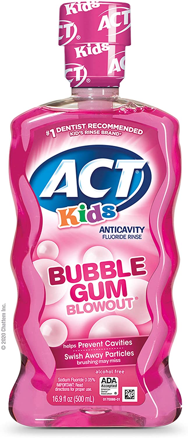 ACT Kids enjuague bucal sin alcohol 16.9oz NDP43
