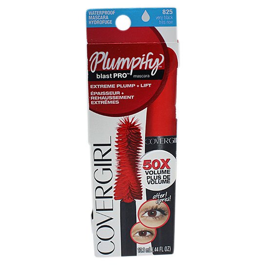Máscara de pestañas a prueba de agua Plumpify BlastPro - # 825 Very Black