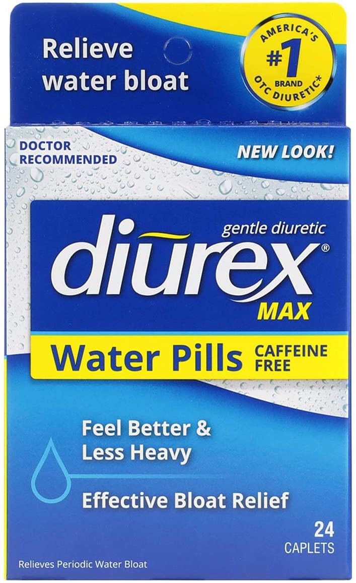 Cápsula de agua diurética Diurex Max, 24 unidades