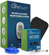 Cargar imagen en el visor de la galería, Kit de prueba de diabetes Care Touch - Monitor de glucosa en sangre, 50 tiras de prueba de glucosa en sangre, 100 lancetas NDP27
