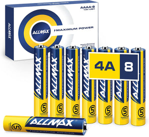 Baterías AAAA de máxima potencia (8 unidades)