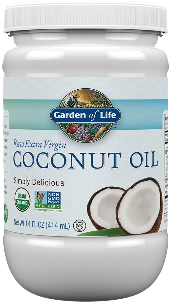 Aceite de coco virgen extra orgánico para el cabello, la piel y la cocina, 14 onzas