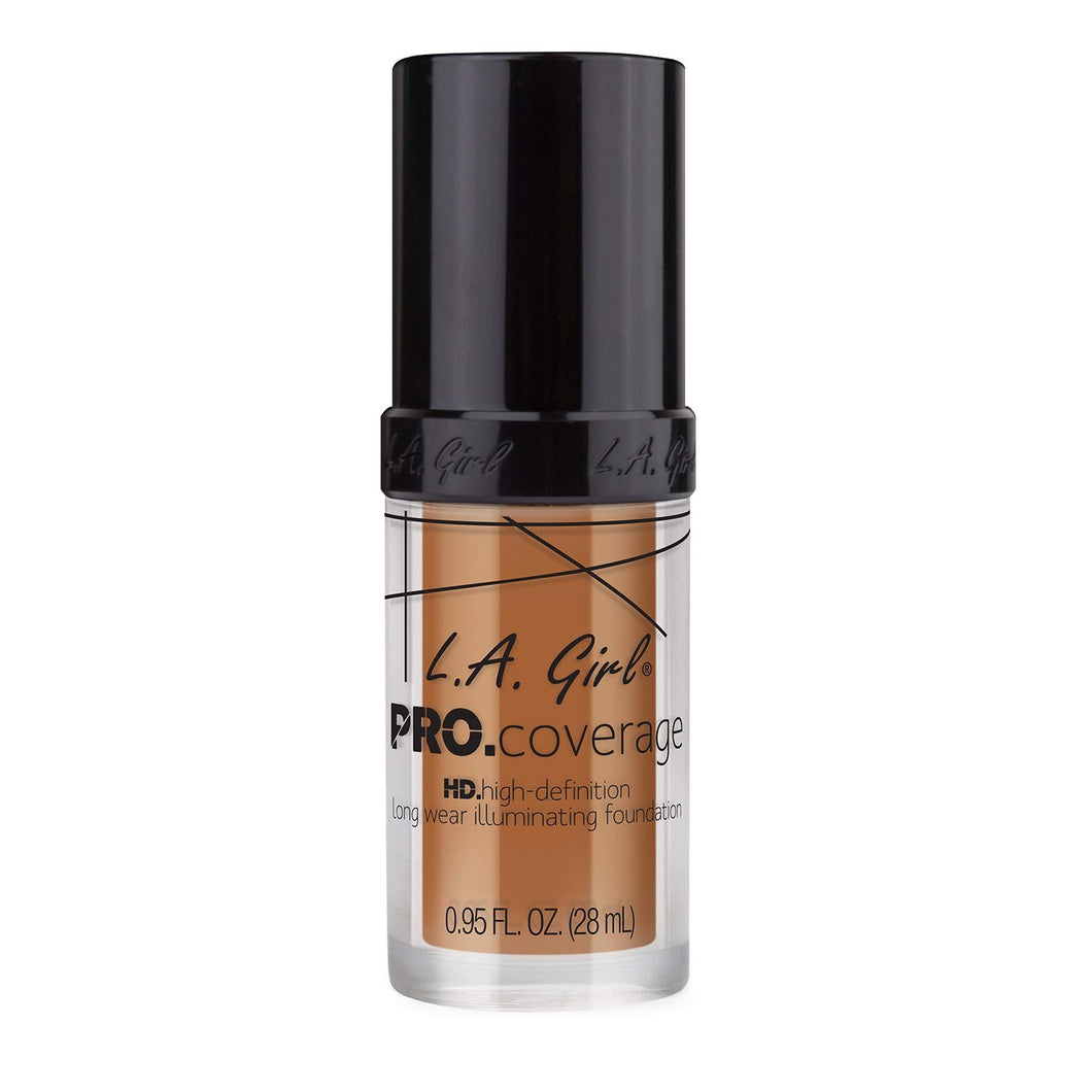 Base de maquillaje líquida L.A. Girl Pro Coverage, Warm Caramel