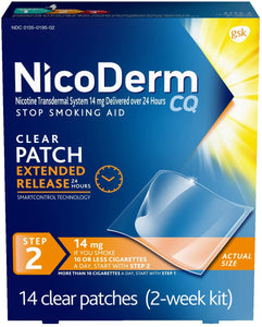 Parche transparente para la fase 2 de Nicoderm para dejar de fumar NDP92