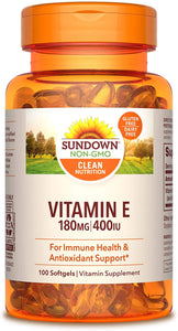 Vitamina E, 100 cápsulas