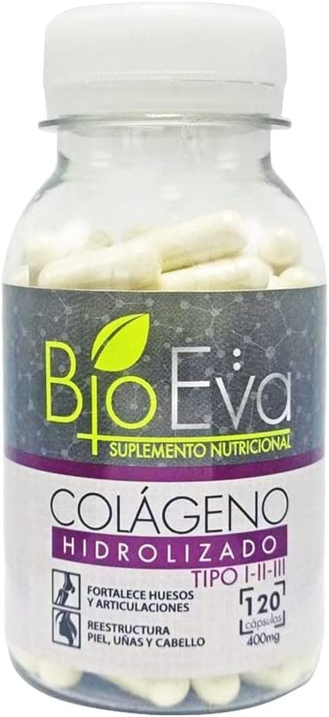 Hidrolizado colágeno tipo l -ll- LLL 400 mg, 120 cápsula