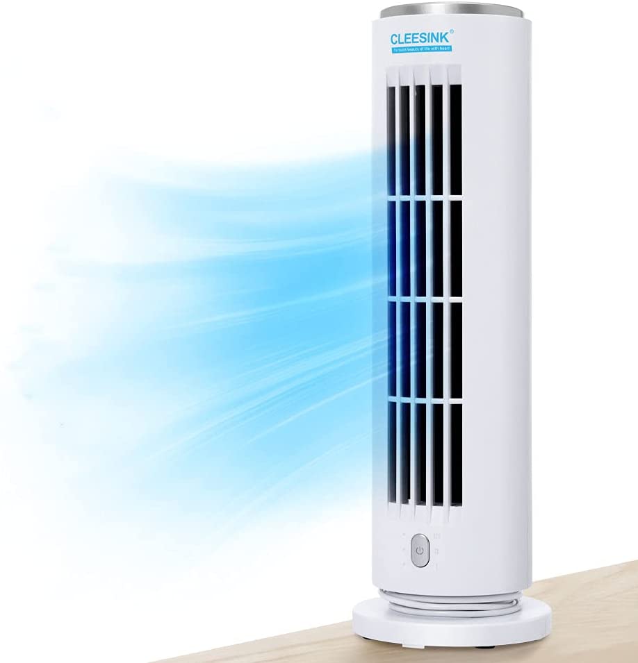 Ventilador de mesa pequeño, ventilador de mesa USB portátil de 12 3/8 pulgadas, 3 ajustes  #35