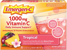 Cargar imagen en el visor de la galería, Mezcla para suplemento dietético bebible Emergen-C- 30 paquetes- Sabor Tropical
