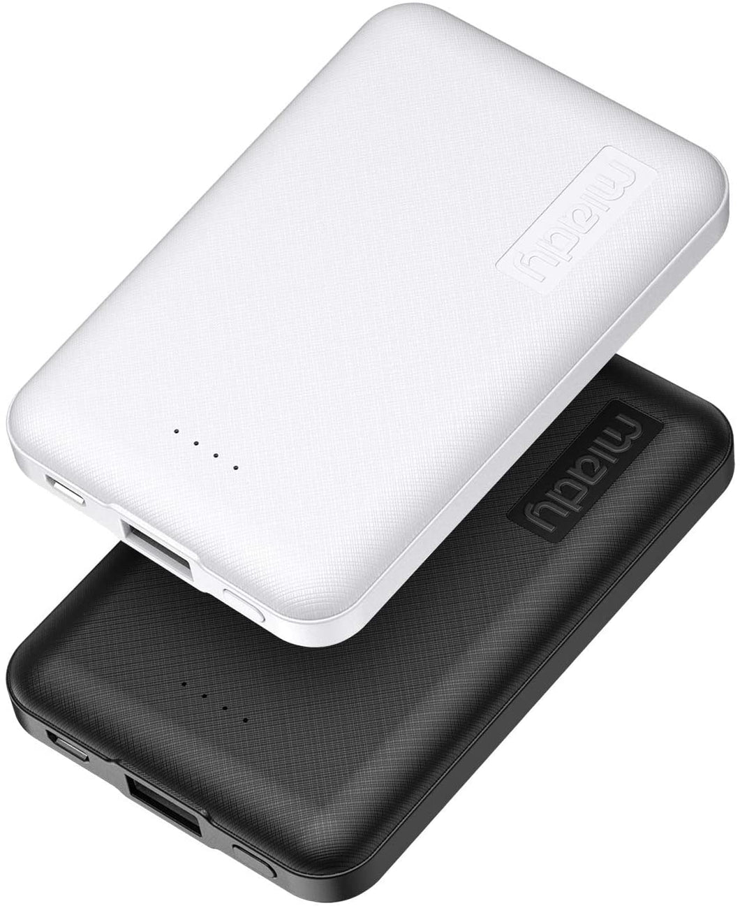 Paquete de 2 mini cargador portátil Miady 5000 mAh NDP14