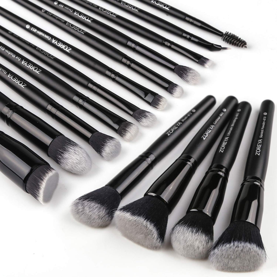 Juego de 15 brochas de maquillaje de primera calidad