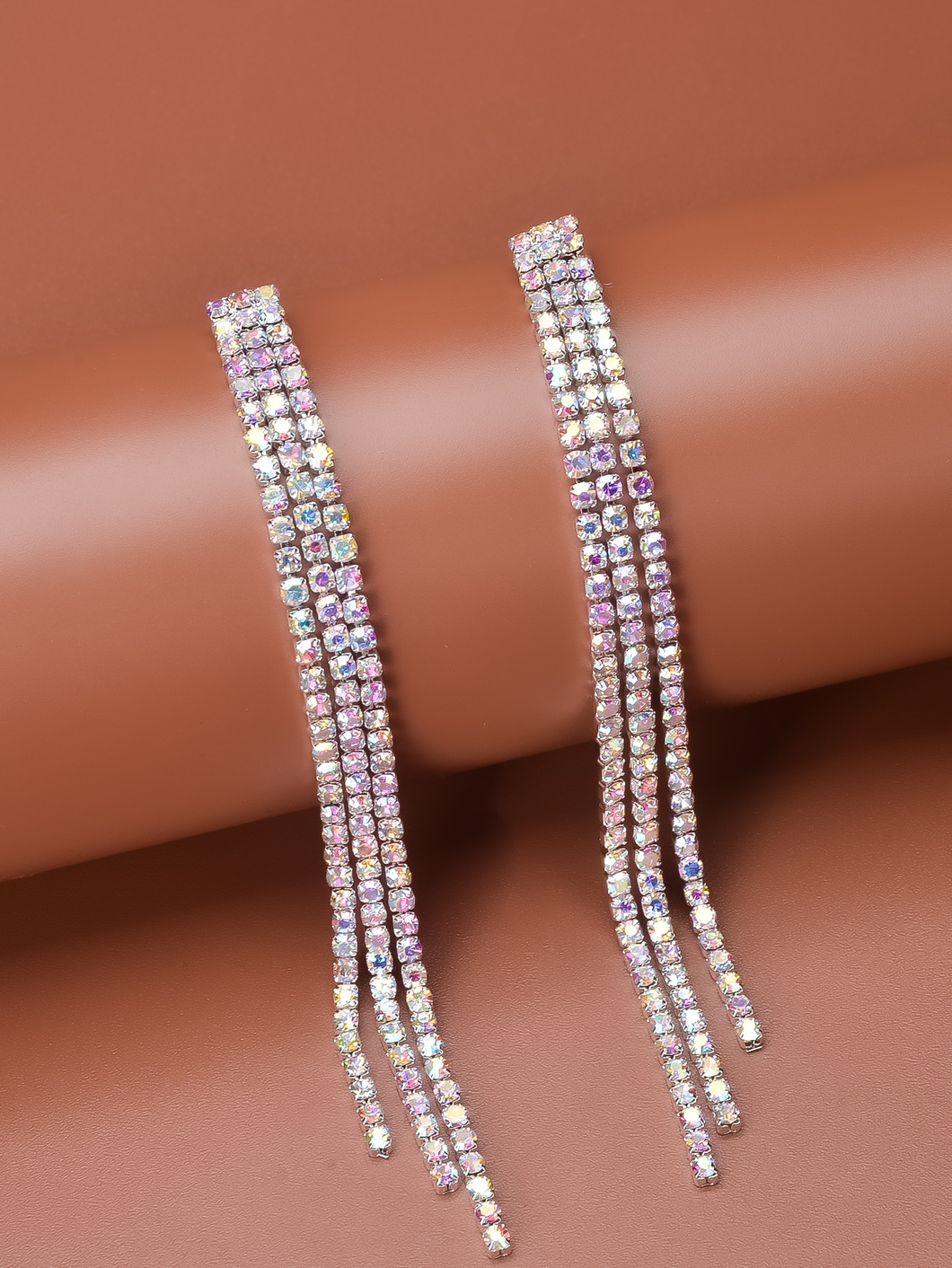 Pendientes de borlas de diamantes ✅