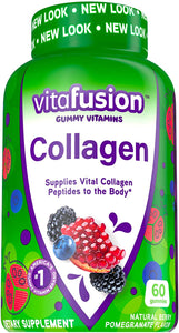 Vitafusion - Vitaminas gomosas de colágeno, 60 unidades