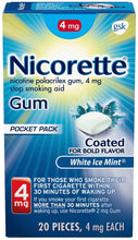 Cargar imagen en el visor de la galería, Nicorette - Goma de nicotina de 4 mg para dejar de fumar
