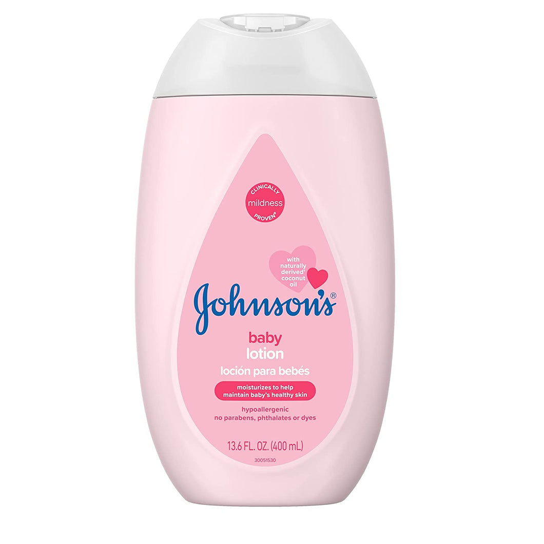 Johnson's Baby Loción rosa, 13.6 oz