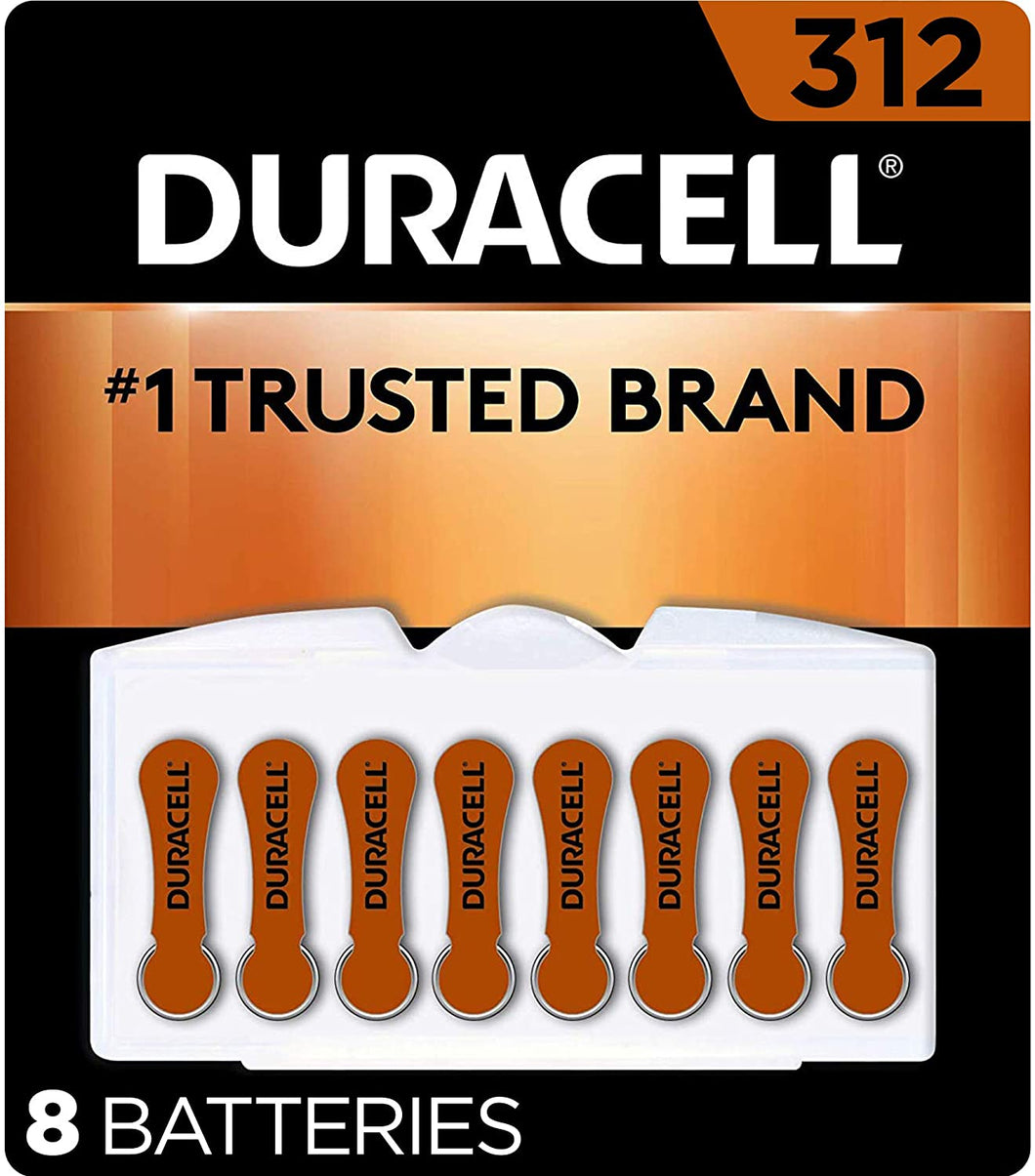 Duracell Baterías de audífonos de larga duración tamaño 312 NDP33