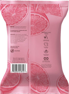 Burts Bees Toallitas limpiadoras faciales aclaradoras y desmaquilladoras con pomelo rosa, 30 unidades