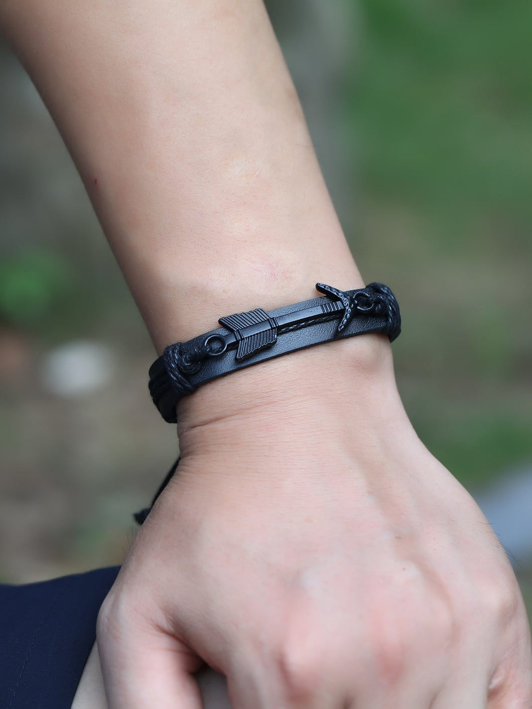 Pulsera de decoración de flecha para hombre